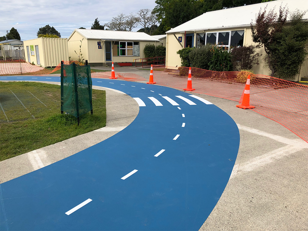 Plexipave NZ Cycleway Pedestrian Crossing